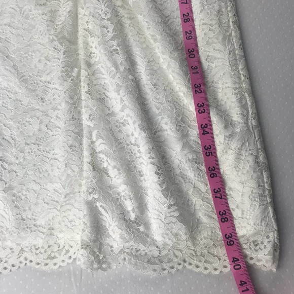 Laundry by Shelli Segal White Lace Sheath Dress - Picture 12 of 12